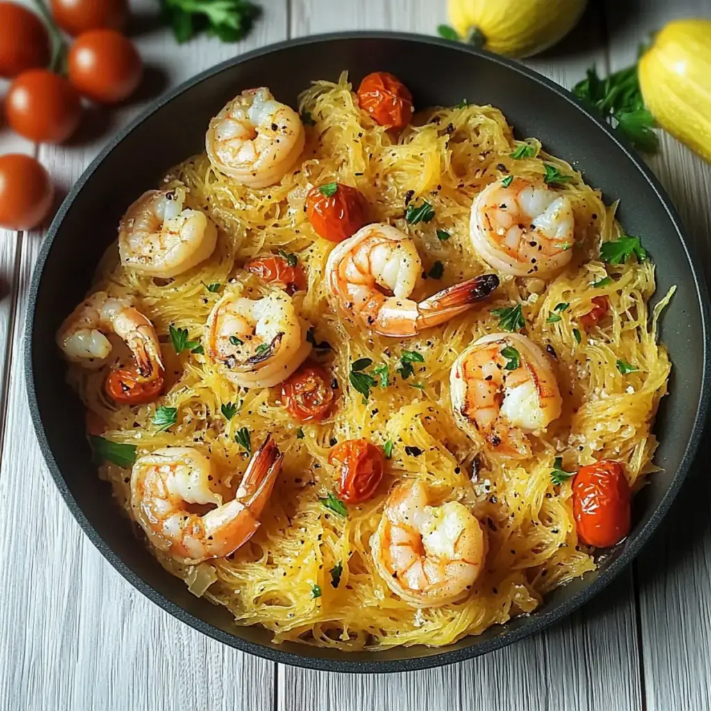 Shrimp and Spaghetti Squash
