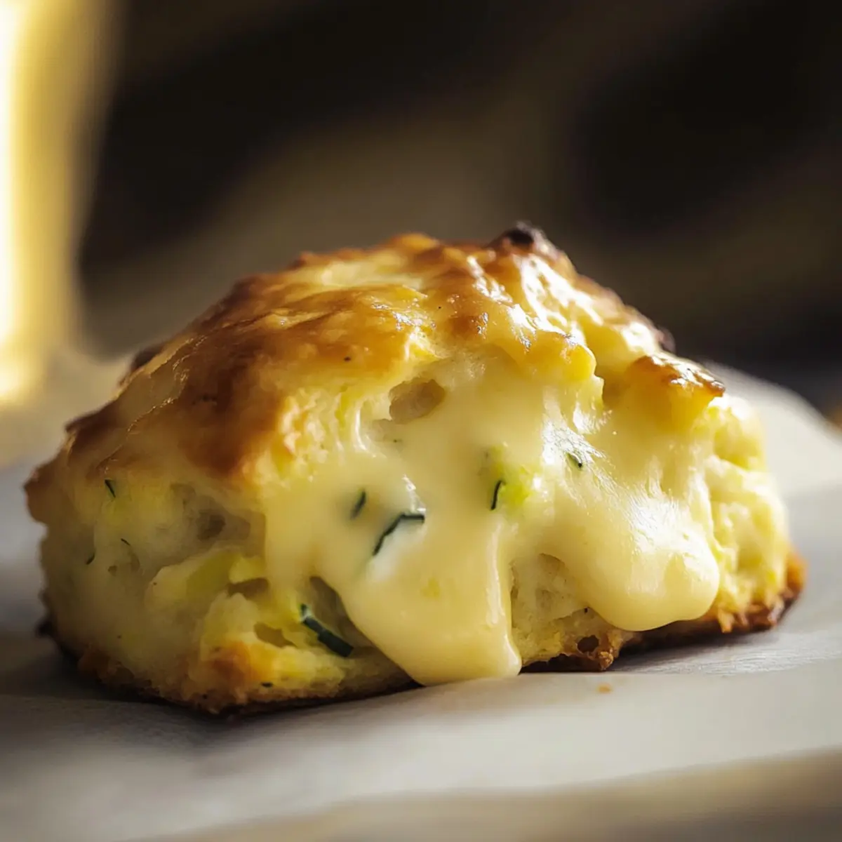 Zucchini Cheddar Biscuits