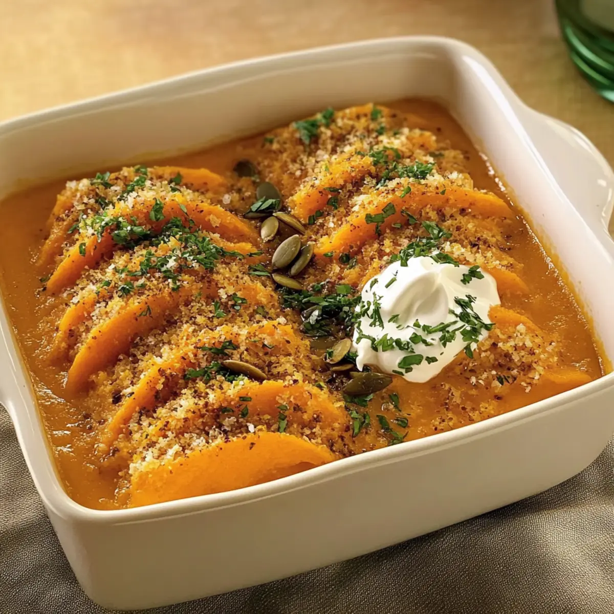 Parmesan-Butternut Squash Gratin