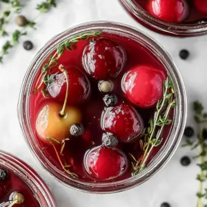 pickled cherries