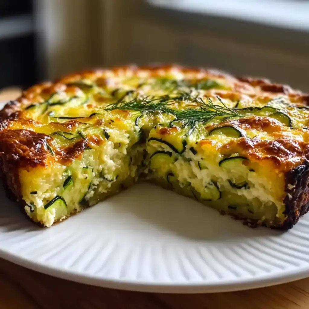 Crustless Zucchini Pie