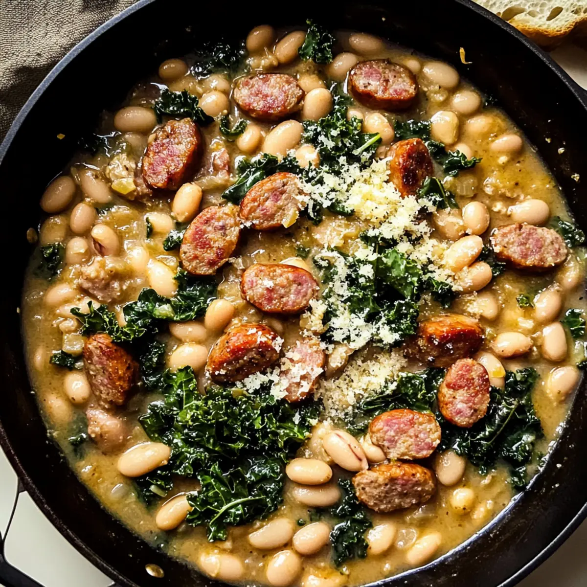 White Bean Sausage Skillet