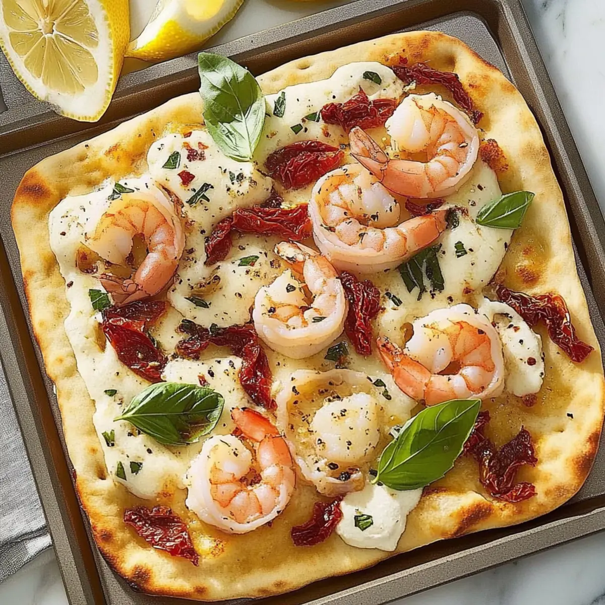 Shrimp Flatbread