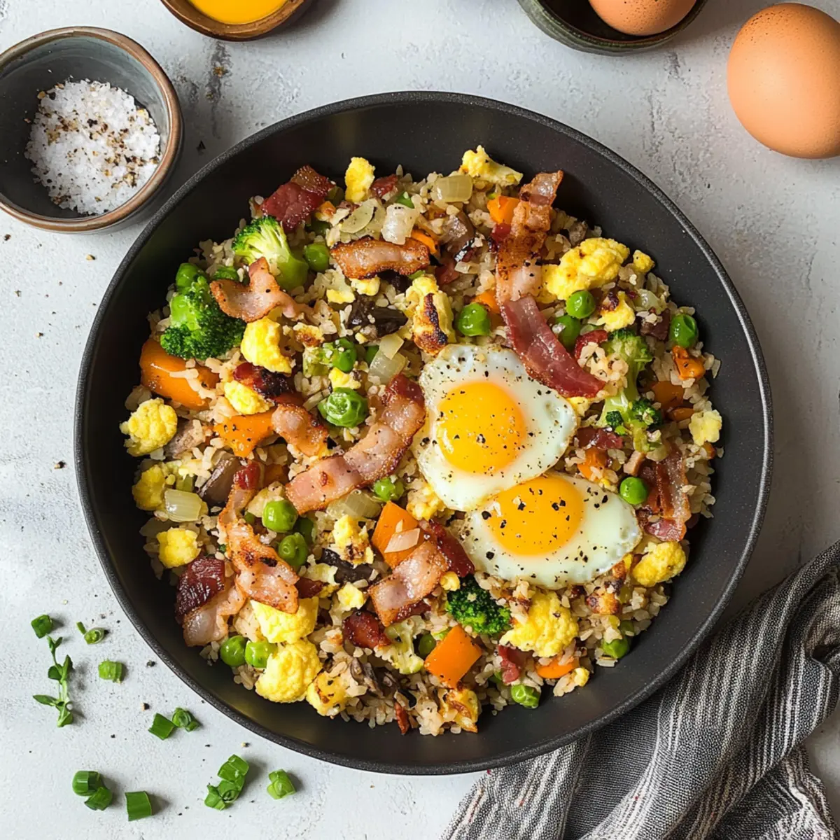 Breakfast Cauliflower Fried Rice