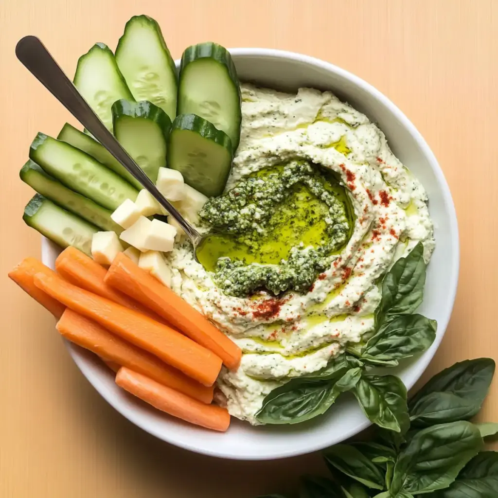 Pesto Whipped Feta