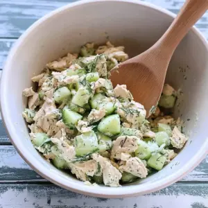 Cucumber Dill Rotisserie Chicken Salad
