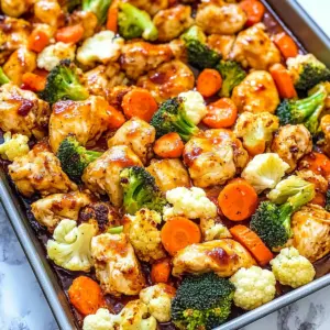 Sweet Chili Roasted Chicken and Vegetables