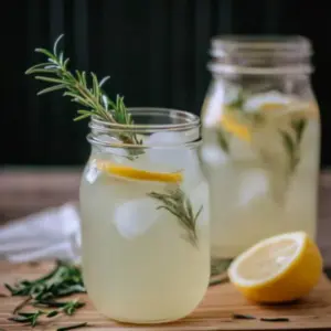 Mint and Rosemary Lemonade with Vanilla