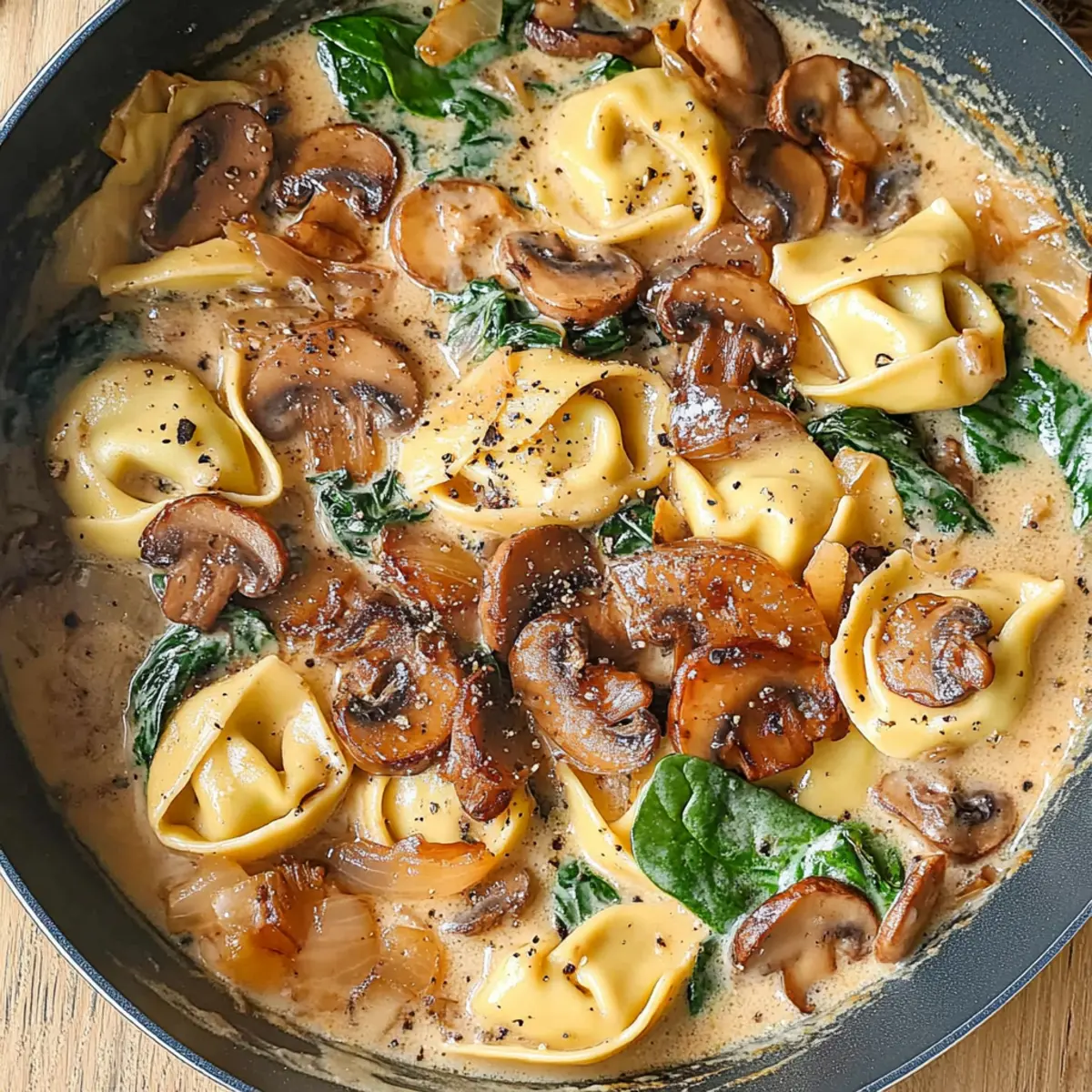 Spinach Mushroom Tortellin
