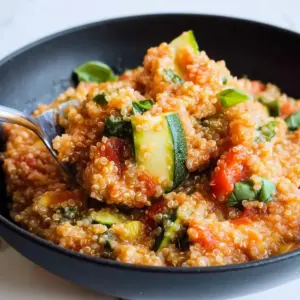 Tomato & Basil Quinoa Risotto
