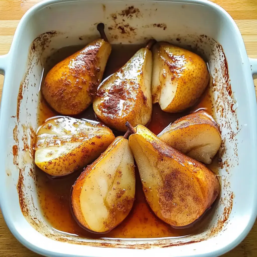 Roasted Maple Pears