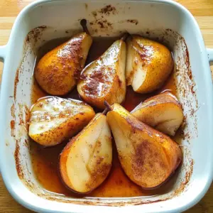 Roasted Maple Pears