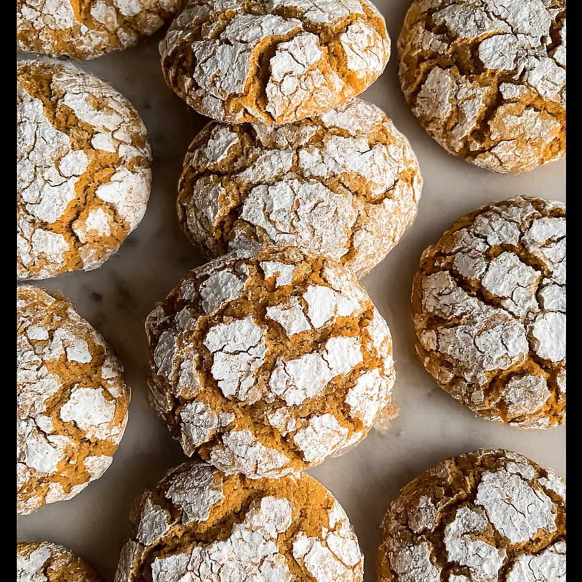 Apple Cider Crinkle Cookies