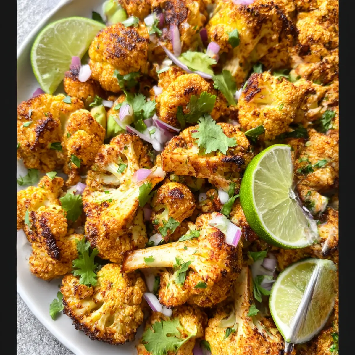 Caramelized Mexican Roasted Cauliflower