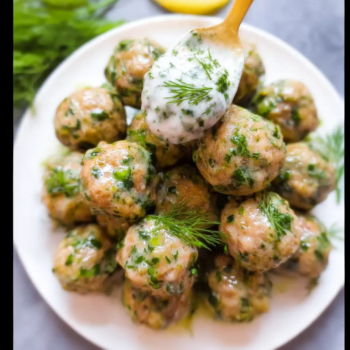 Ranch Turkey Spinach Meatballs
