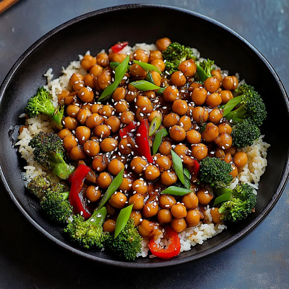 Mongolian Chickpeas
