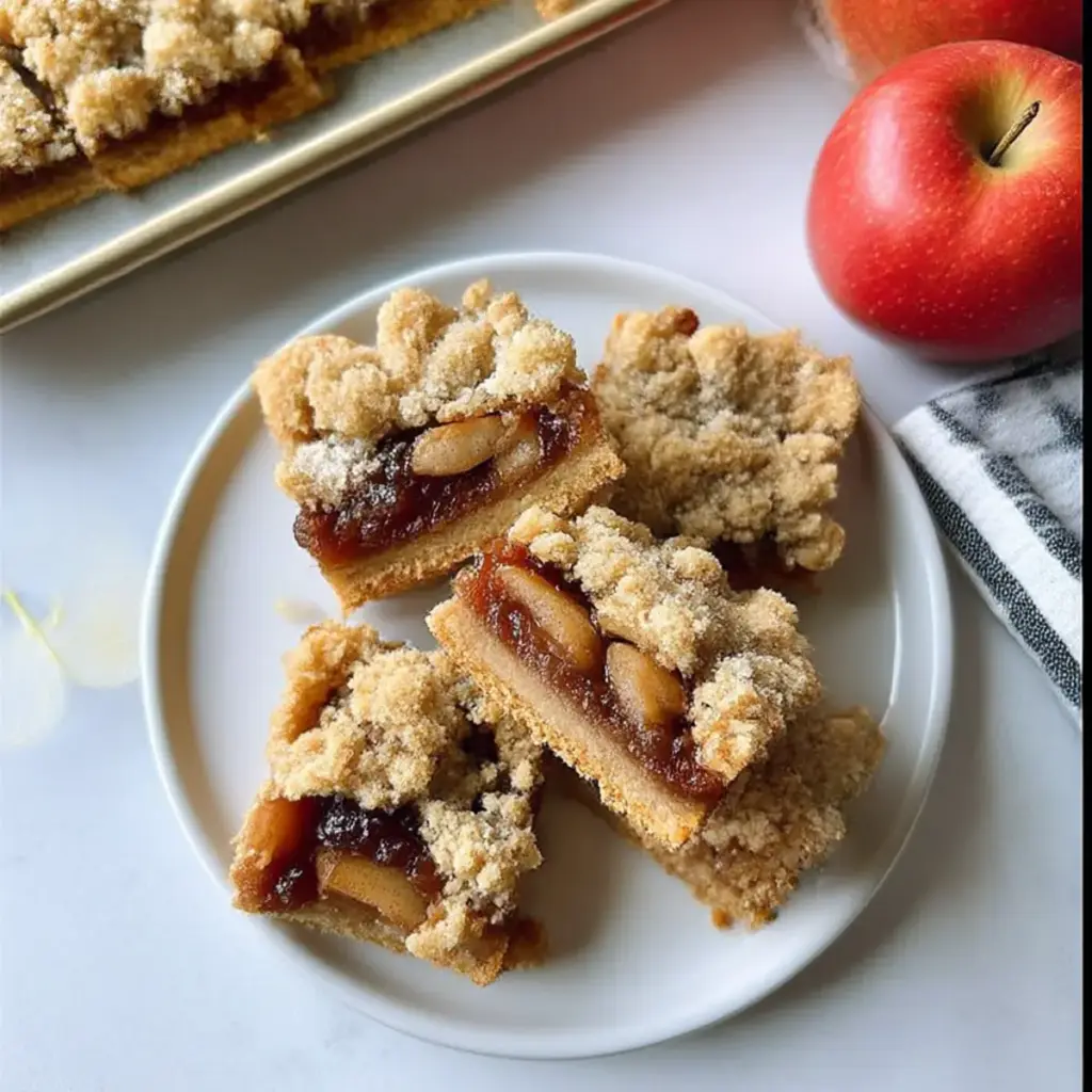 Healthy Apple Pie Bars