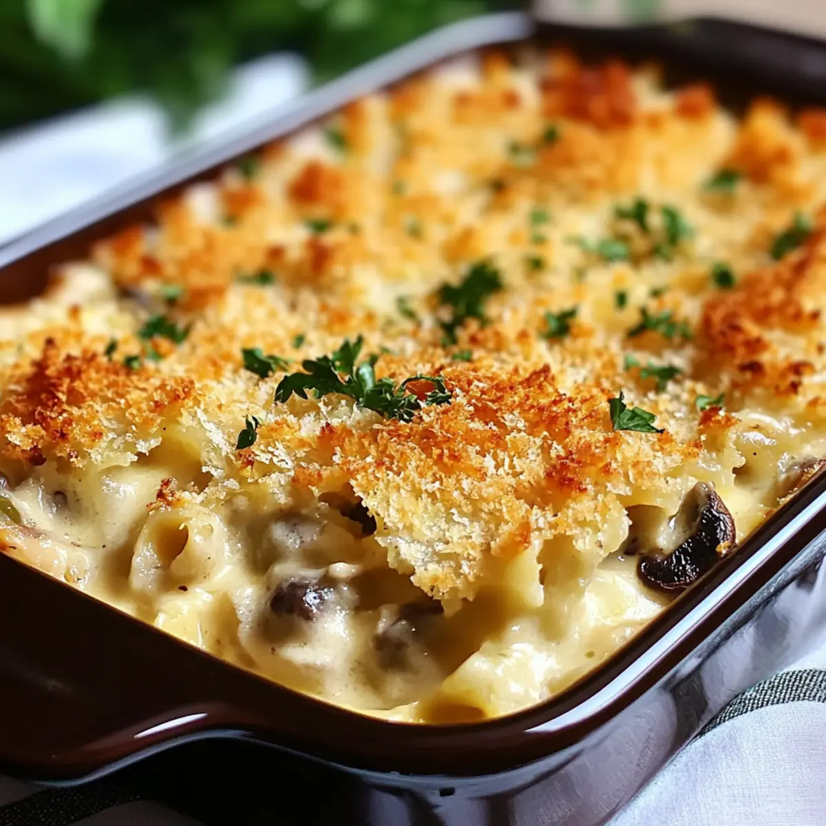 Stuffed Mushroom Casserole