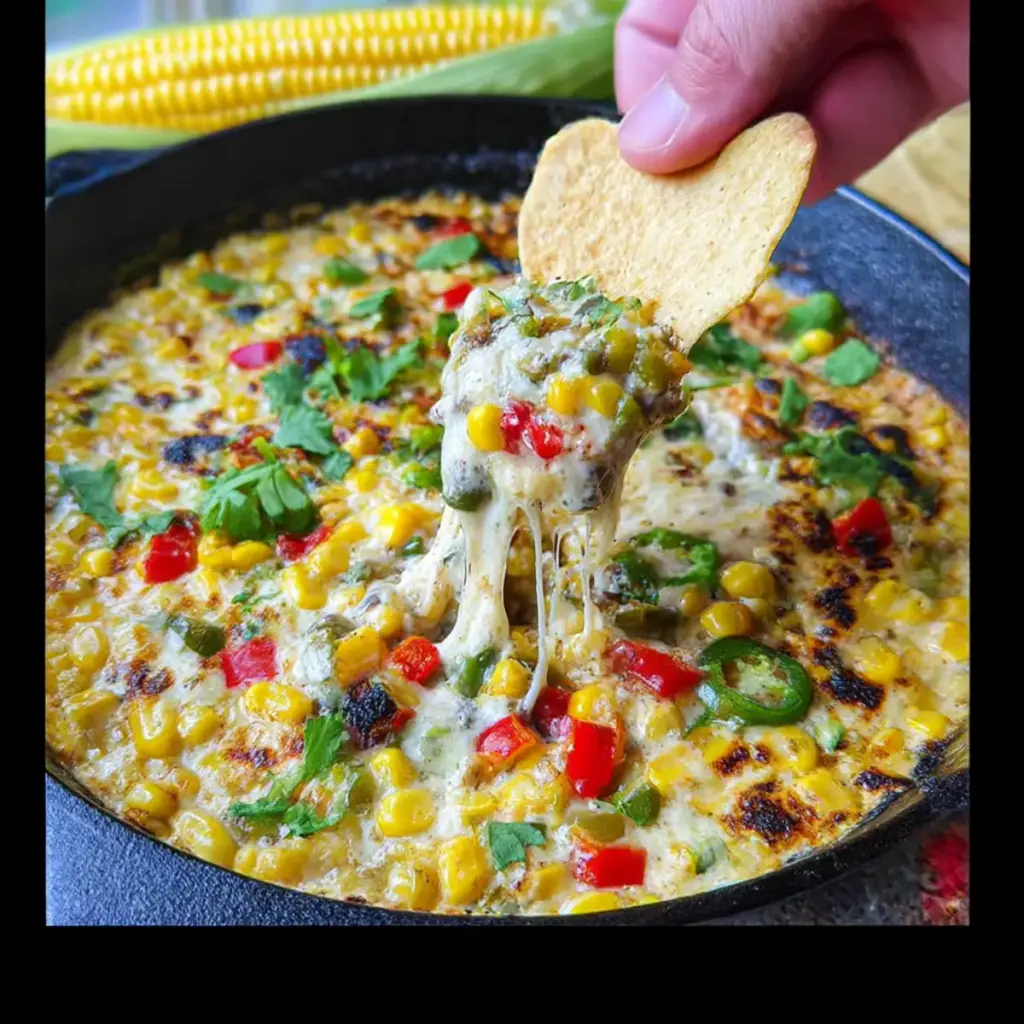 Roasted Corn Queso Fundido