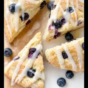 Almond Flour Lemon Blueberry Scones