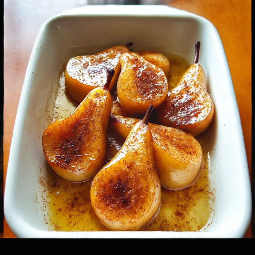 Roasted Maple Pears