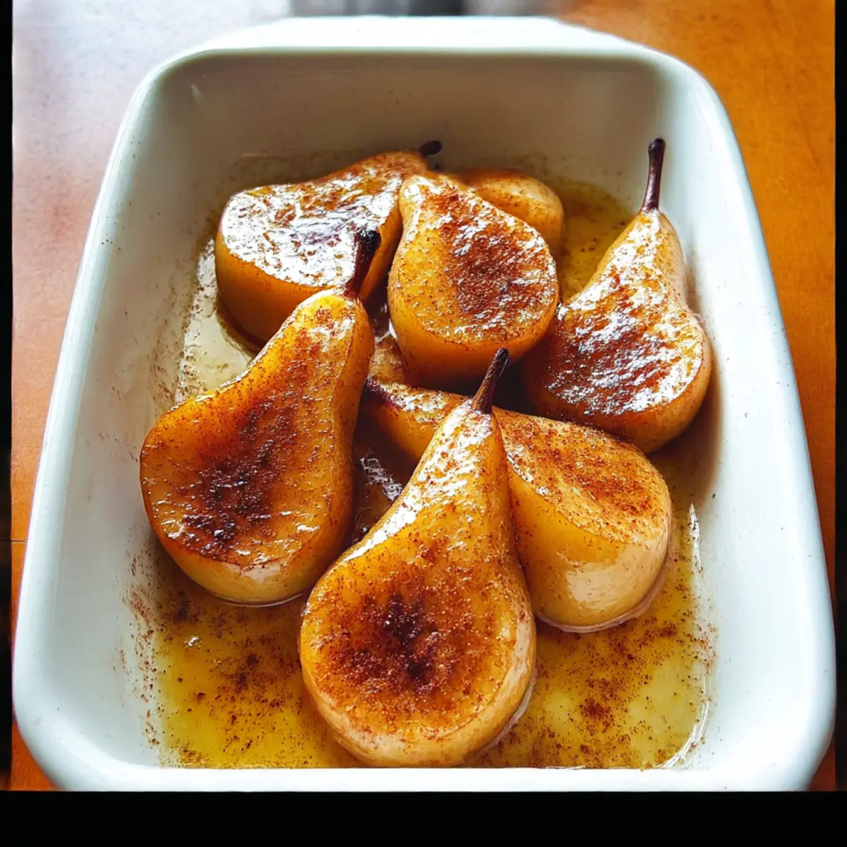 Roasted Maple Pears