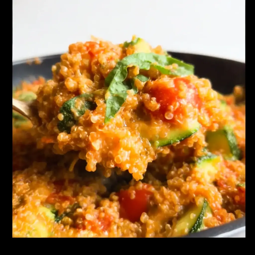 Tomato & Basil Quinoa Risotto