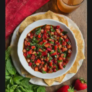 Strawberry Salsa with Balsamic and Herbs
