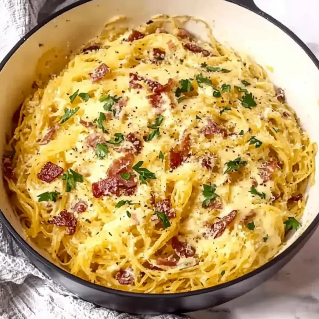 Spaghetti Squash Carbonara