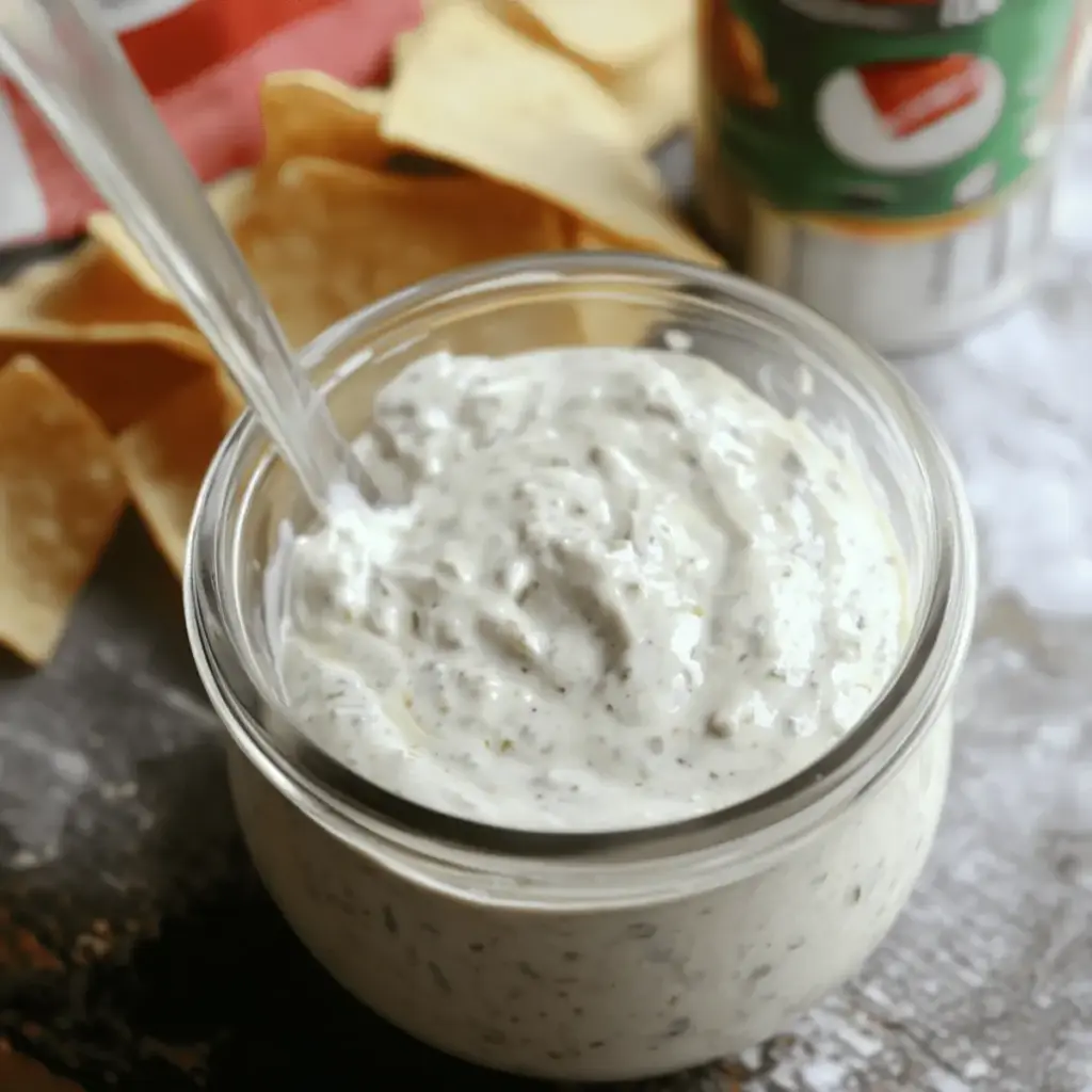 Creamy Roasted Hatch Green Chile Dip
