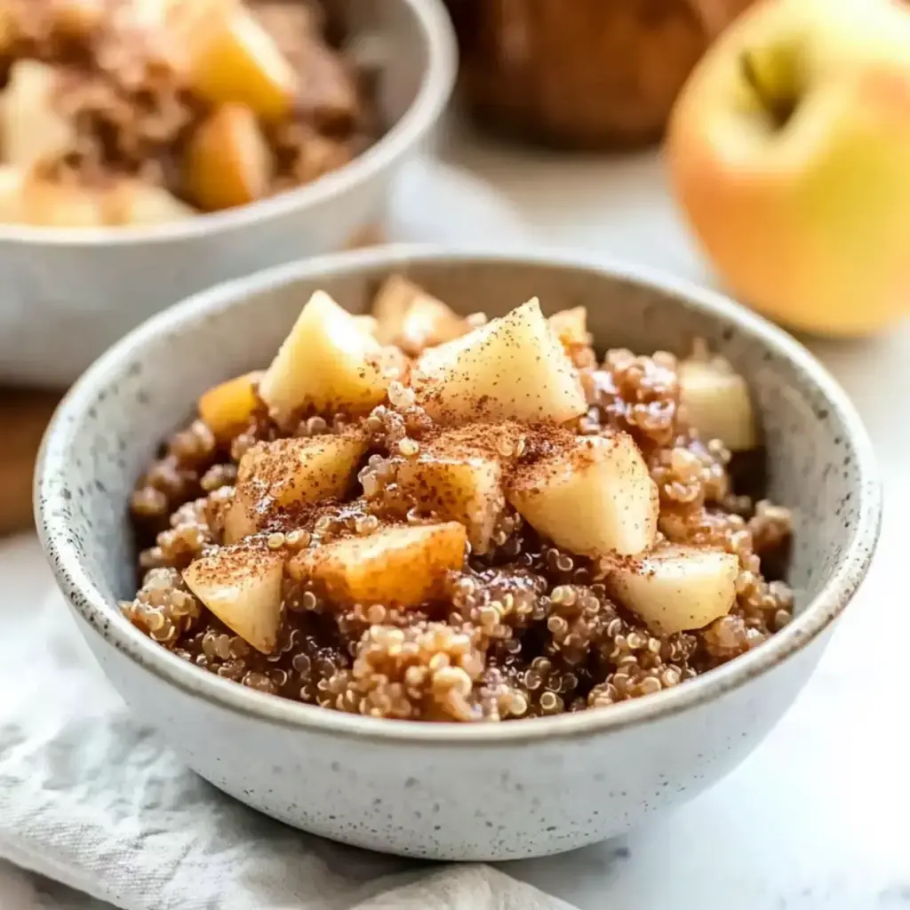 Cinnamon Apple Breakfast Quinoa