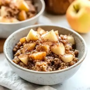 Cinnamon Apple Breakfast Quinoa