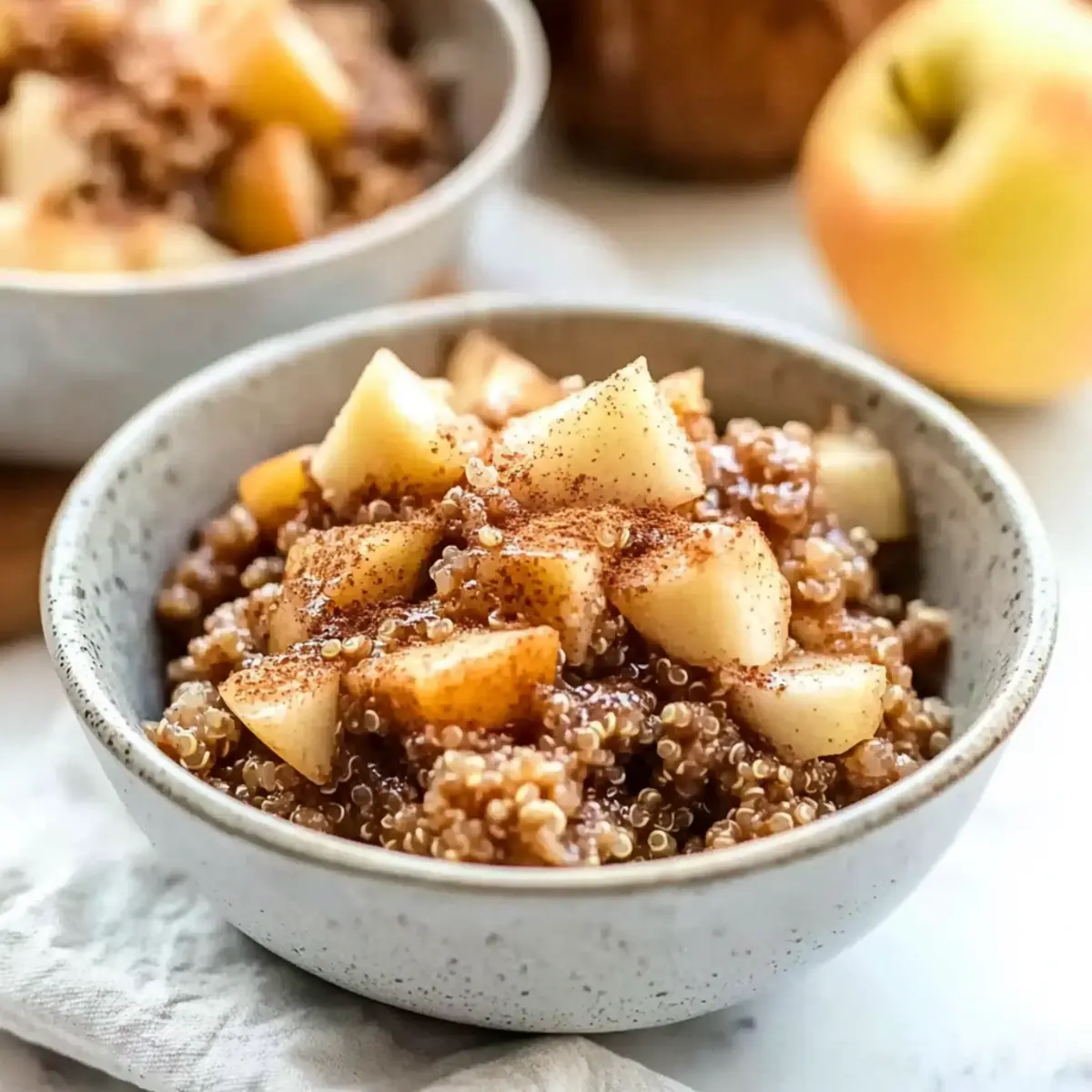 Cinnamon Apple Breakfast Quinoa