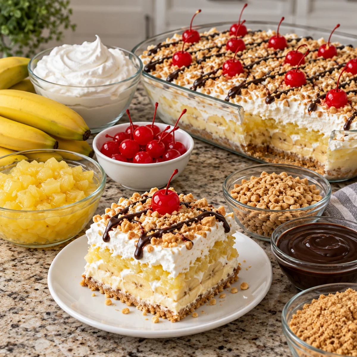 Banana Split Cake: A Layered Dream Dessert! article image 2