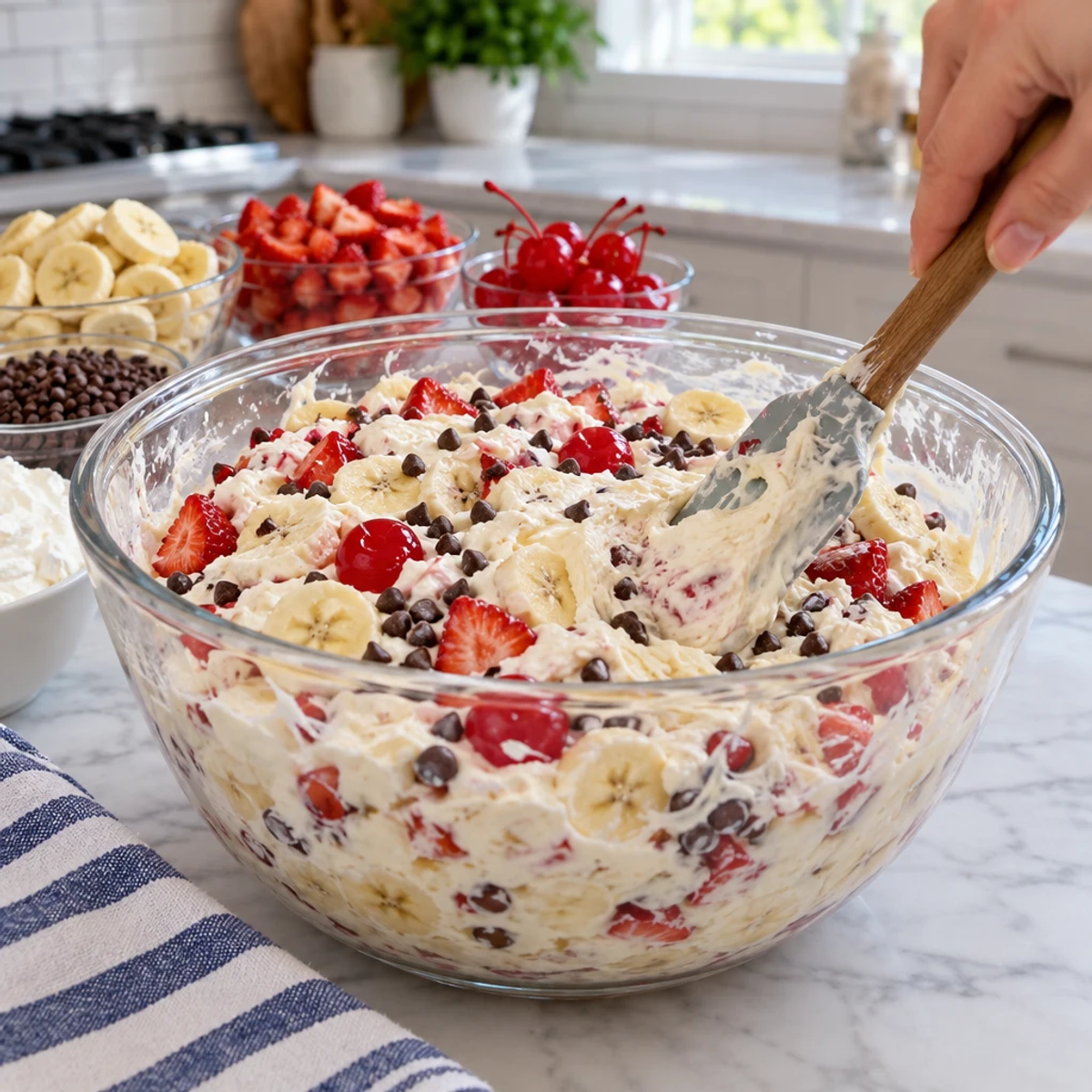 Delicious Banana Split Fluff Salad You’ll Love article image 3