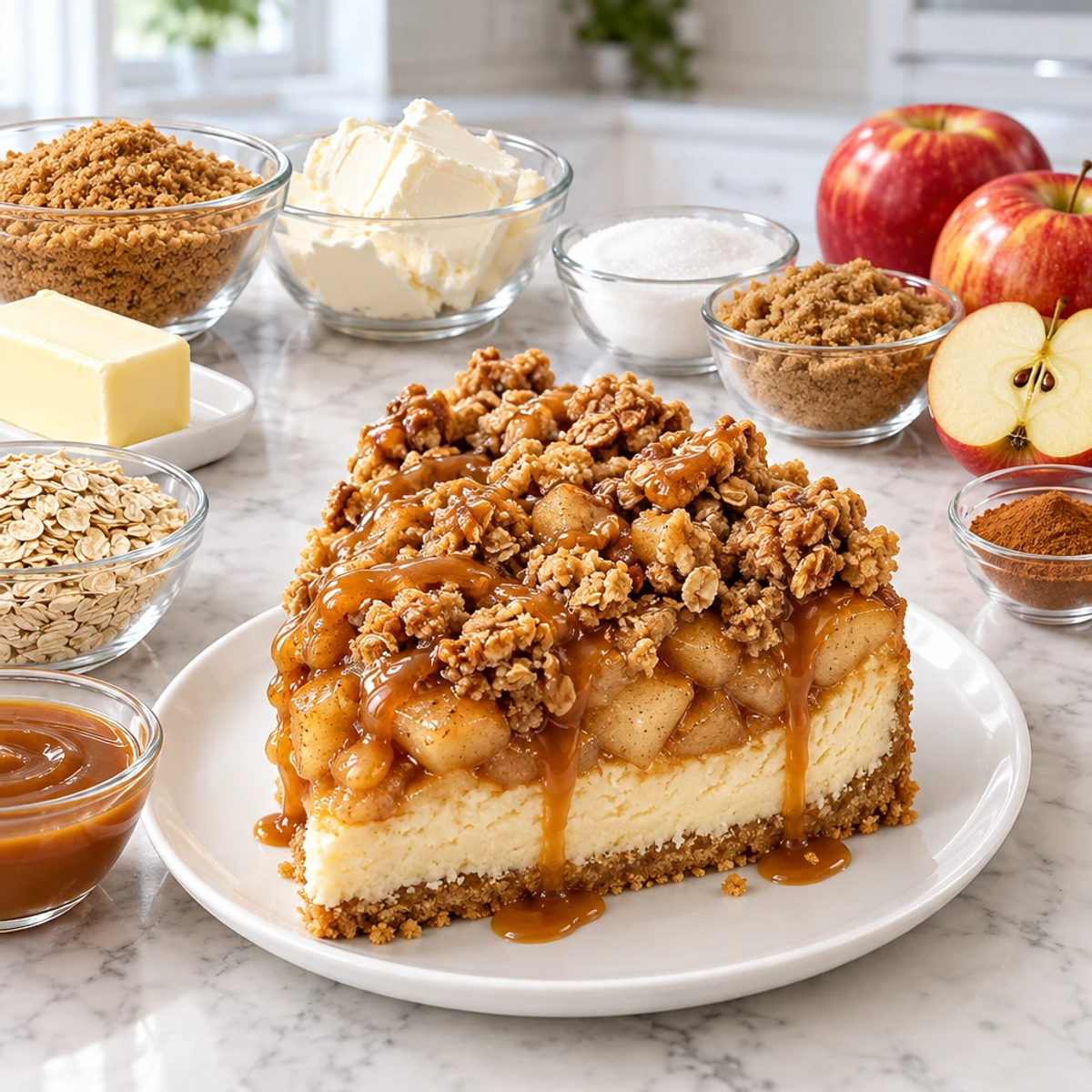 Brown Butter Apple Crumble Cheesecake Delight article image 2