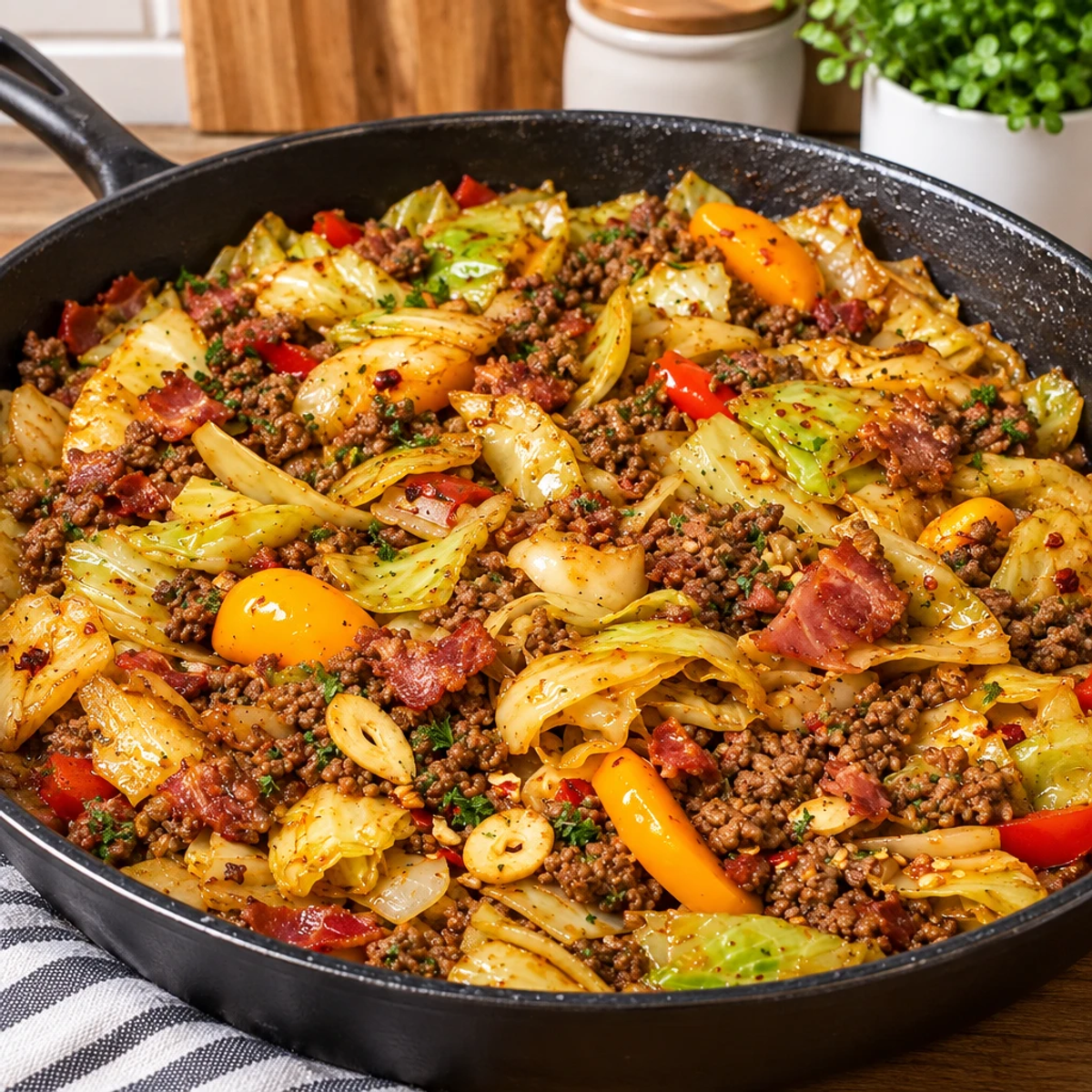 Savor This Flavorful Cabbage and Beef Skillet article image 4