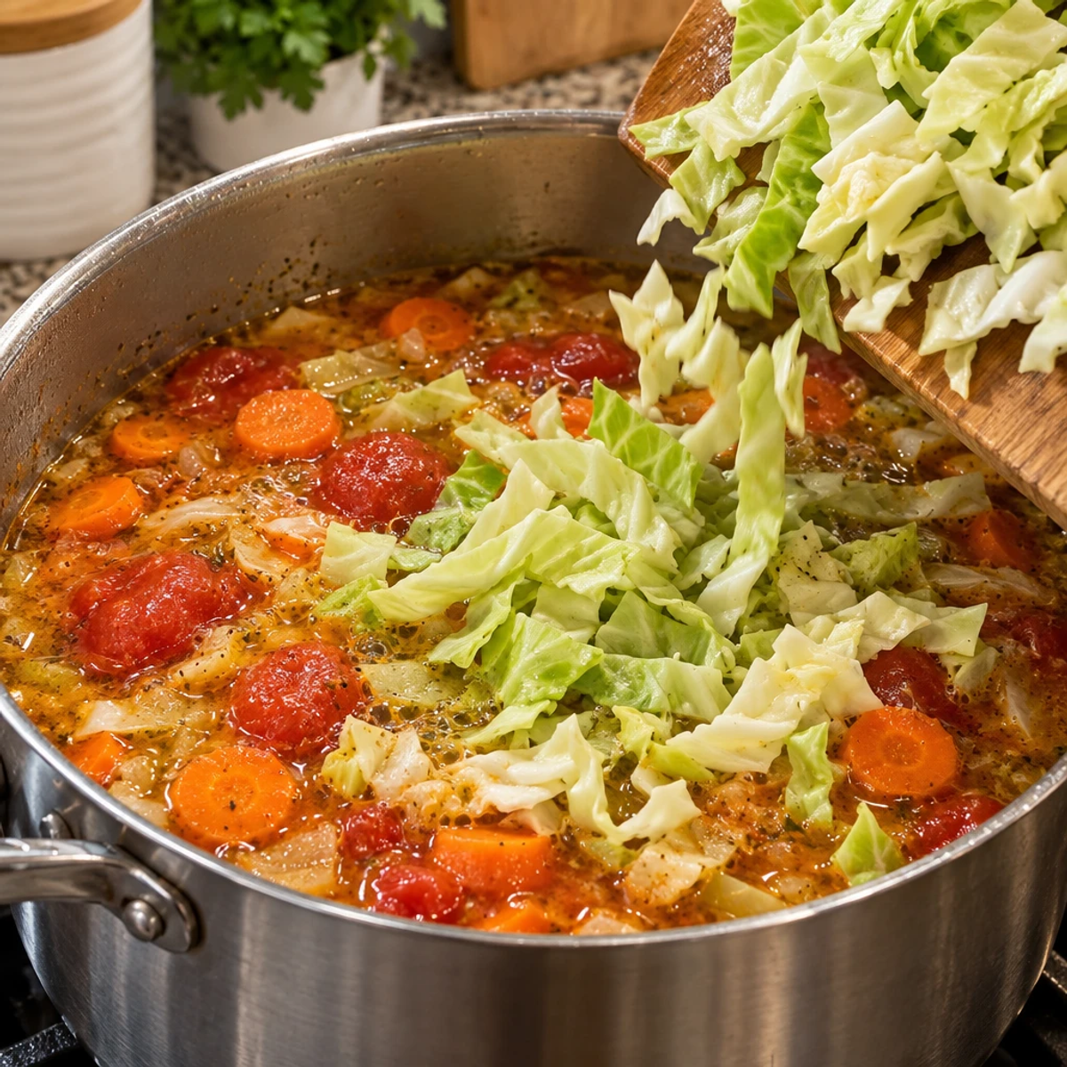 Warm and Cozy Cabbage Vegetable Soup Recipe article image 3