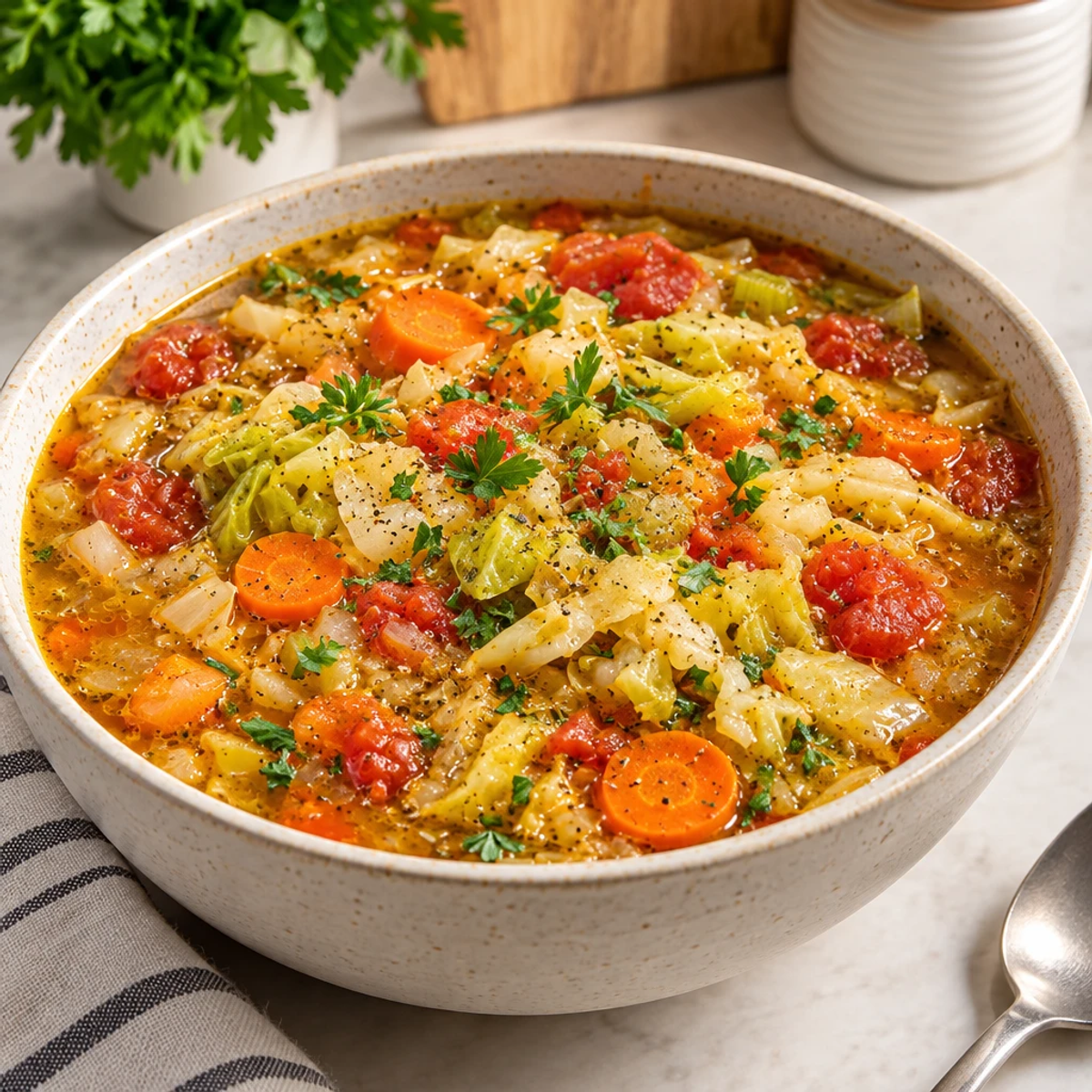Warm and Cozy Cabbage Vegetable Soup Recipe article image 4