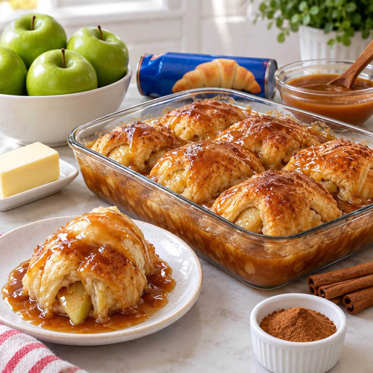Warm and Gooey Caramel Apple Dumplings Delight article image 2