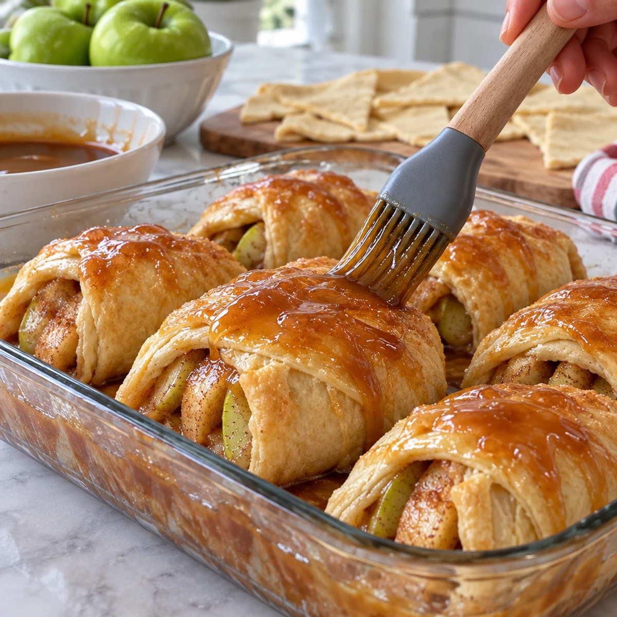 Warm and Gooey Caramel Apple Dumplings Delight article image 3
