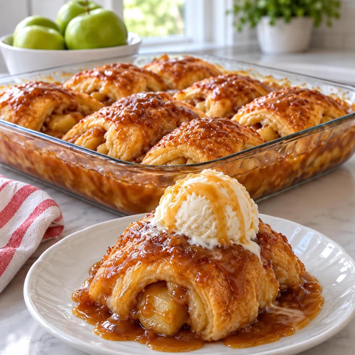 Warm and Gooey Caramel Apple Dumplings Delight article image 4