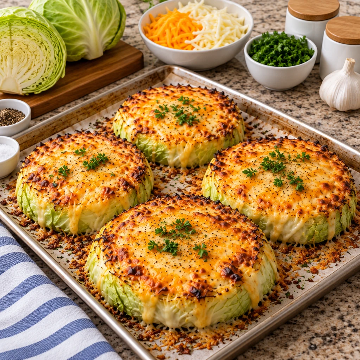 Cheesy Baked Cabbage Steaks for a Comforting Meal article image 2