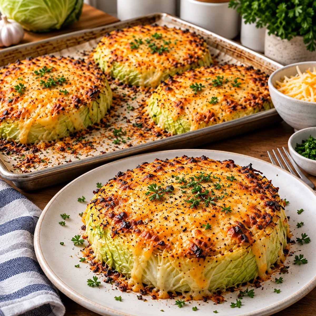 Cheesy Baked Cabbage Steaks for a Comforting Meal article image 4