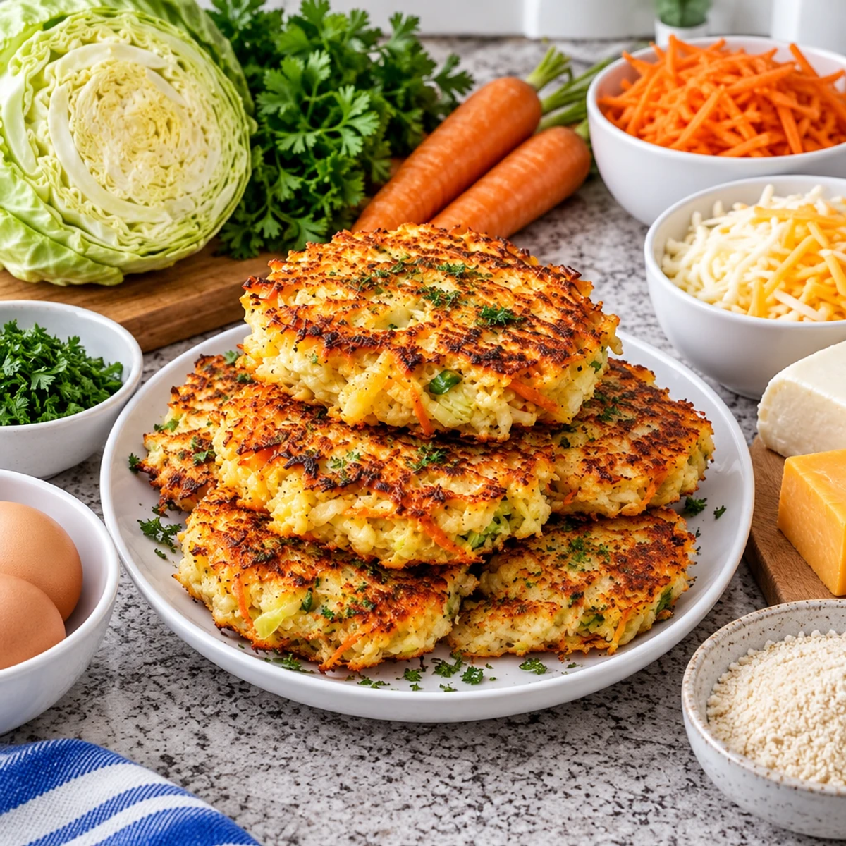 Crispy Cheesy Cabbage and Carrot Fritters You’ll Love article image 2