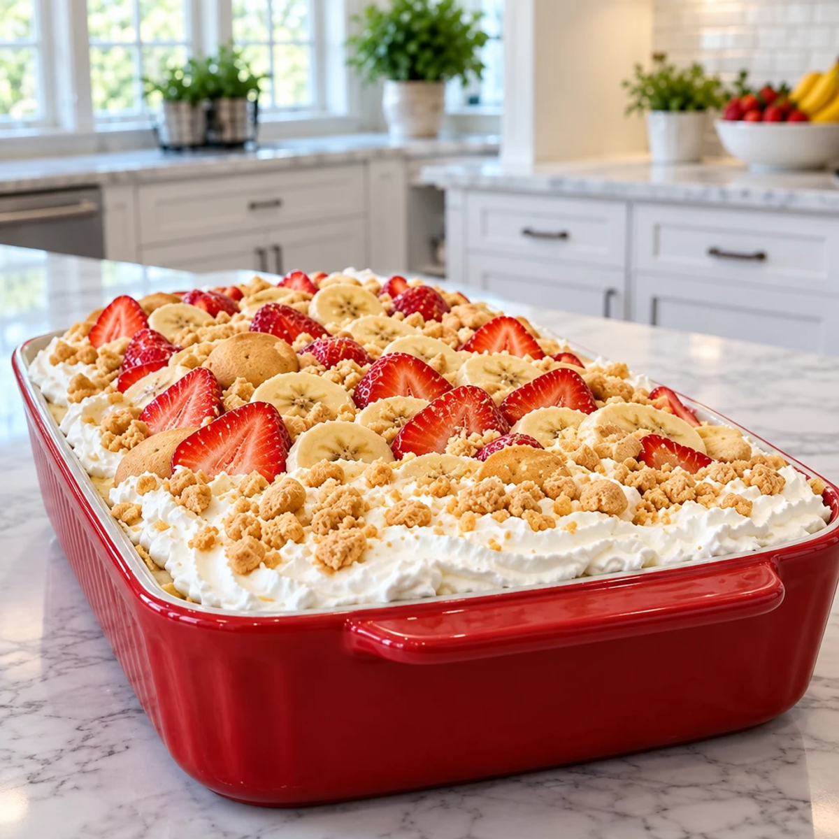Grandmother's Strawberry Banana Pudding Done Right