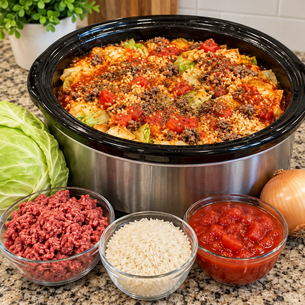 Hearty Slow Cooker Cabbage Roll Casserole Bliss article image 2