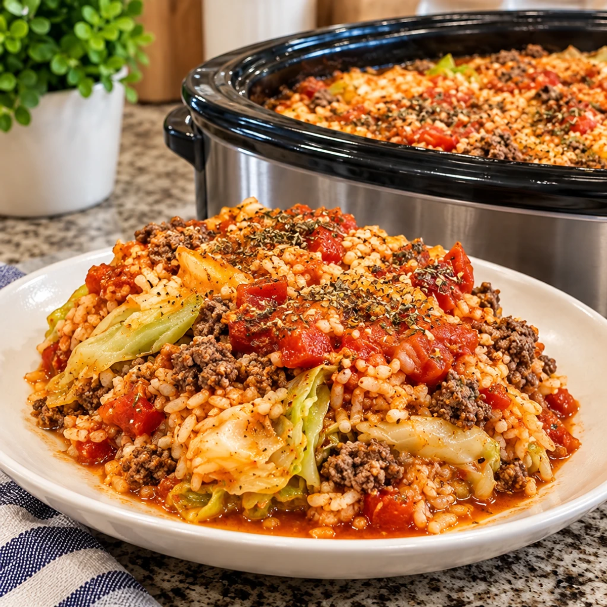 Hearty Slow Cooker Cabbage Roll Casserole Bliss article image 4