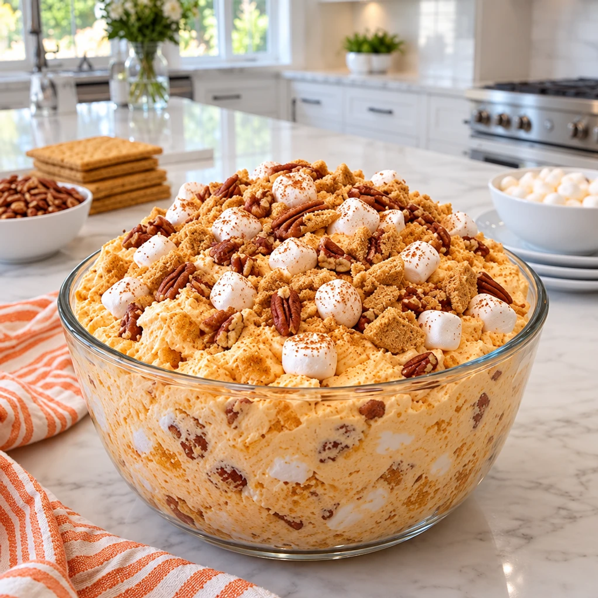 Pumpkin Spice Cheesecake Fluff Salad to Wow Your Guests
