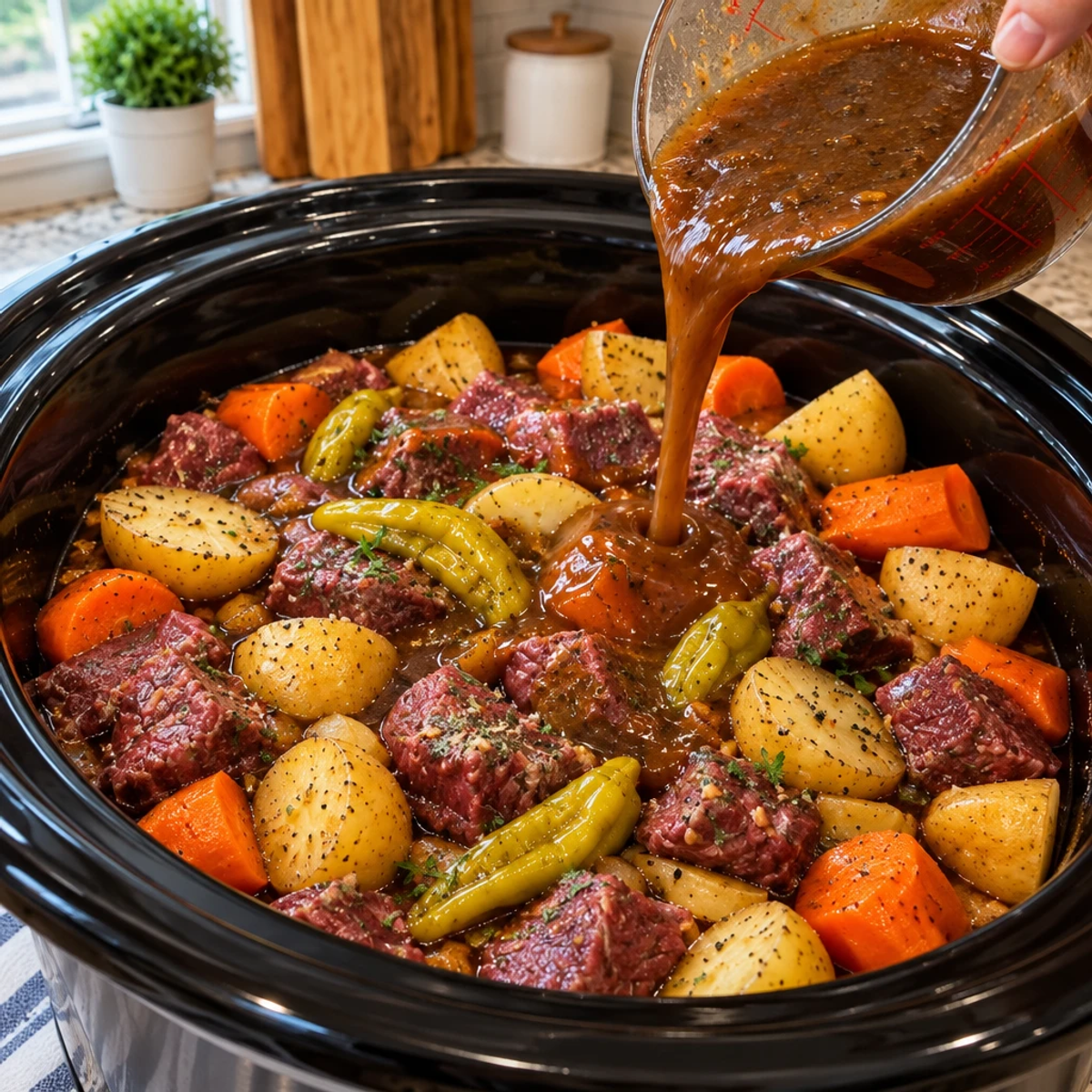 Slow Cooker Mississippi Beef Stew for Ultimate Comfort article image 3